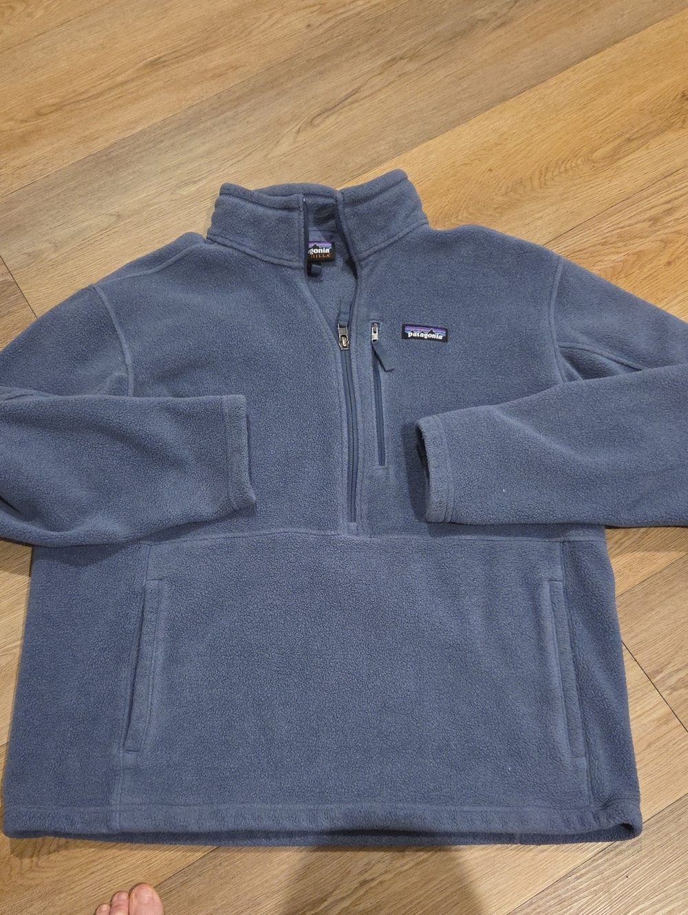 Patagonia Men’s Slate Blue Half-Zip Fleece Pullover
